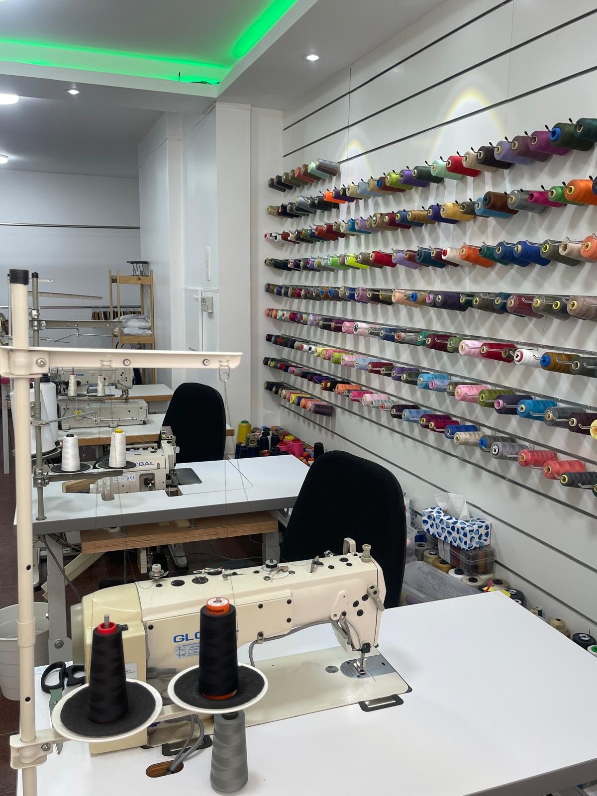 Sewing workroom